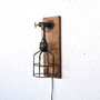 Opviq Lámpara de pared de madera maciza Pp167